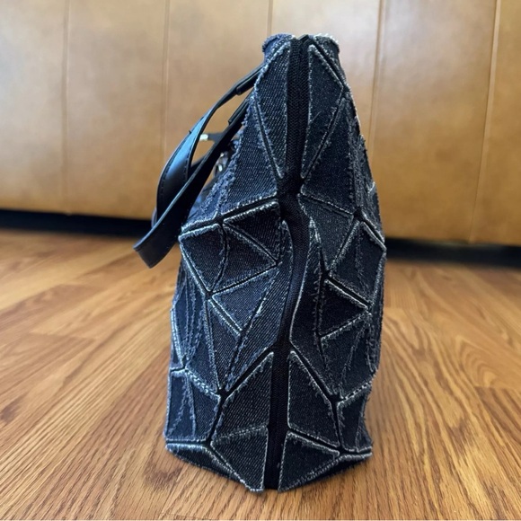 ❌ SOLD ❌ Vintage Issey Miyake Bao Bao Bag Black Distressed Denim Y2K *No Shoulde - Picture 5 of 13